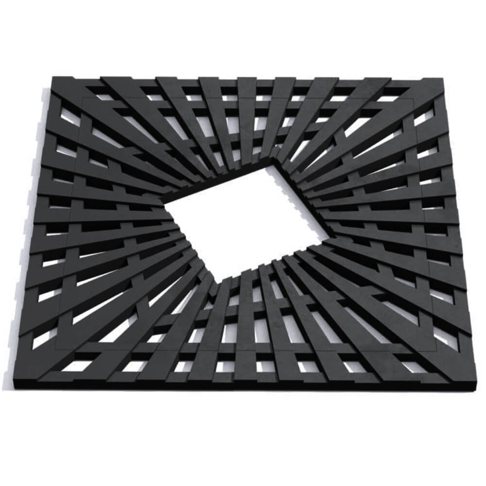 Приствольная решетка для дерева ZKING ATMOSPHERE 1.2х1.2м Черная Домодедово фото