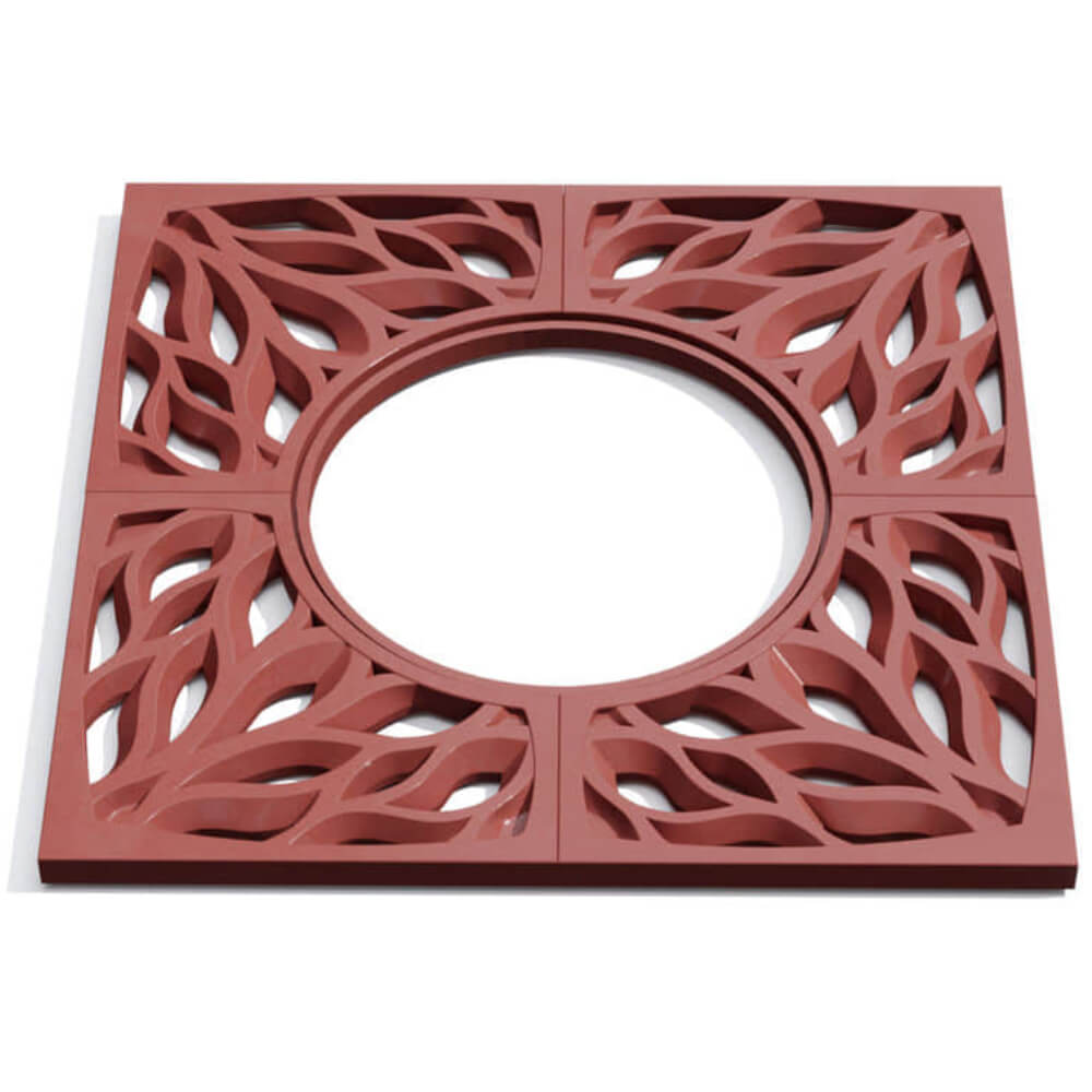 Приствольная решетка для дерева ZKING CRUST 1.2х1.2м Красная Домодедово фото