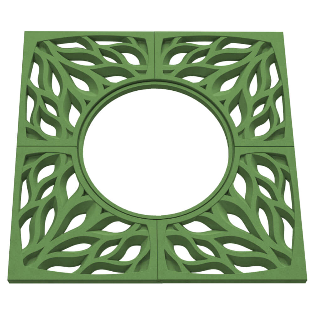 Приствольная решетка для дерева ZKING CRUST 1.2х1.2м Зеленая в Домодедово фото