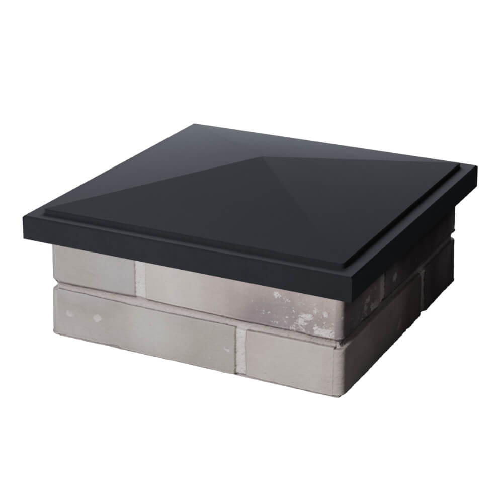 Колпак Zking БонаМоно Серый на столб 1.5х1.5 кирпича (385х385, 400х400мм) в Домодедово фото